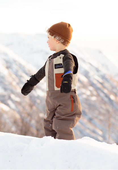 Waterproof Snow bib for youth and toddlers