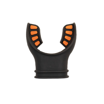 Black Silicone Octopus Snorkel Mouthpiece Color Tab & Regulator Tie