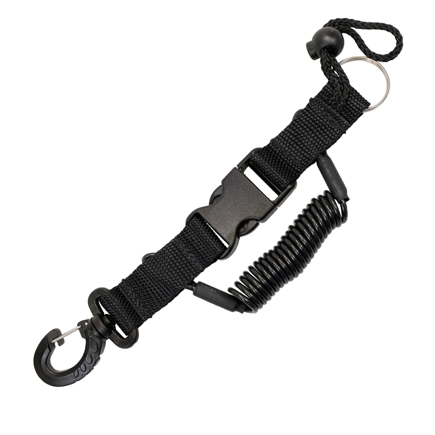 Scuba Diving Coil Camera Lanyard Clip & QB Buckles