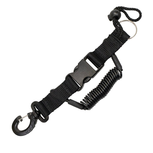 Scuba Diving Coil Camera Lanyard Clip & QB Buckles