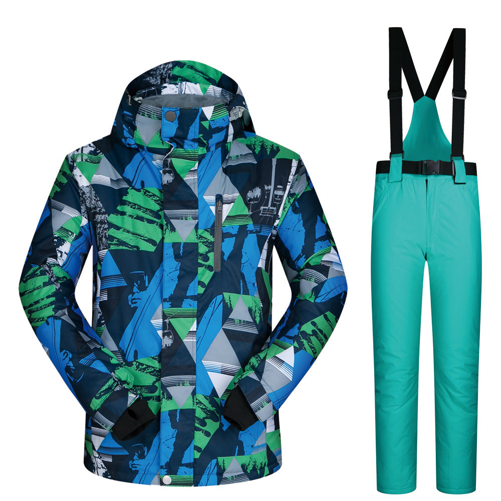 Men's Snow Ski Suit Outdoor High End Large-Size