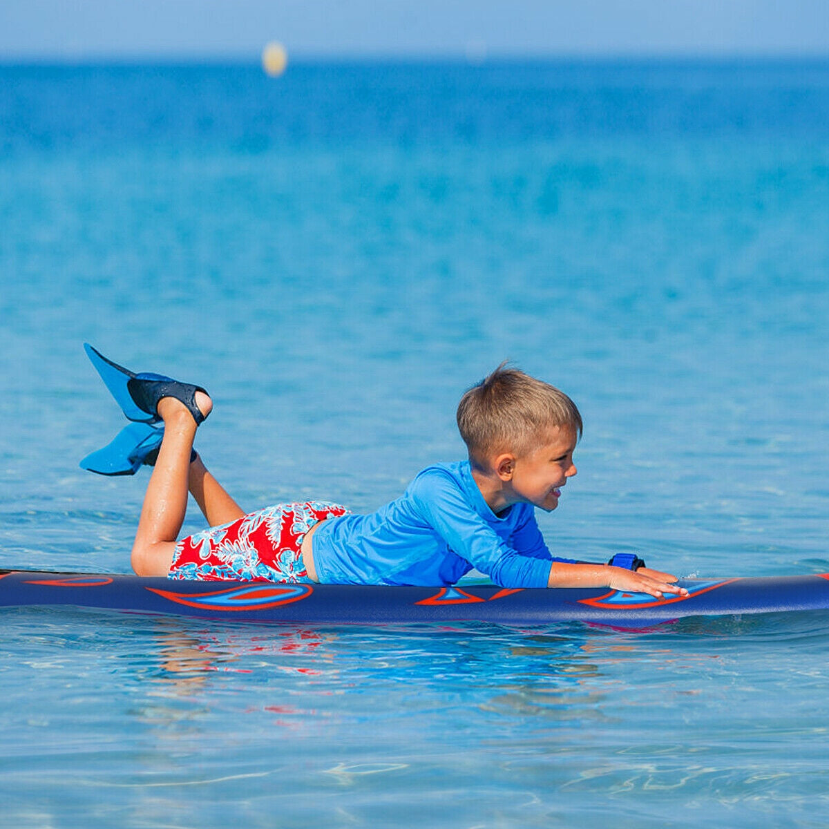 6 Feet Surfboard with 3 Detachable Fins