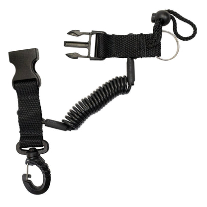 Scuba Diving Coil Camera Lanyard Clip & QB Buckles
