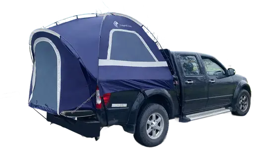 Lanceton Pickup Truck Tent for 5.5'-6.5' Beds, Color-Coded Easy Setup, Features Unique 8" Rear Window Access Pipe & Cross-Pole Windproof Structure (F150, Ram, Silverado, Tundra)