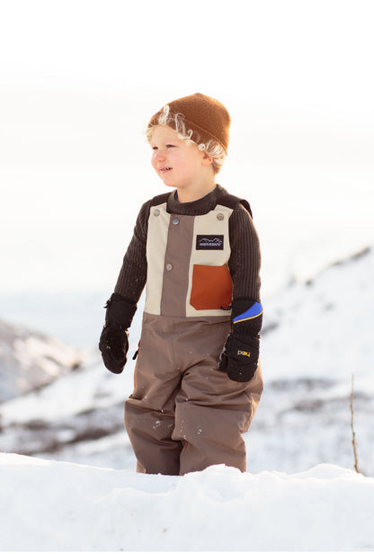 Waterproof Snow bib for youth and toddlers