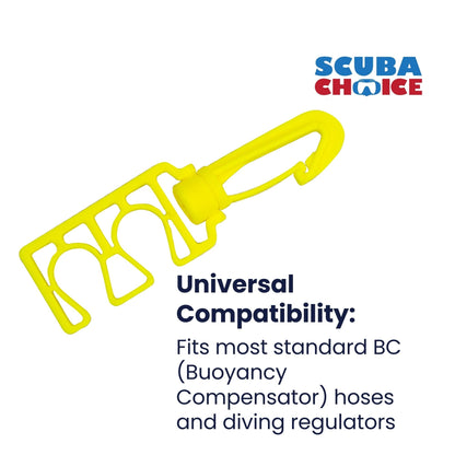 Scuba Hose Clip Holder for Snorkeling & Diving