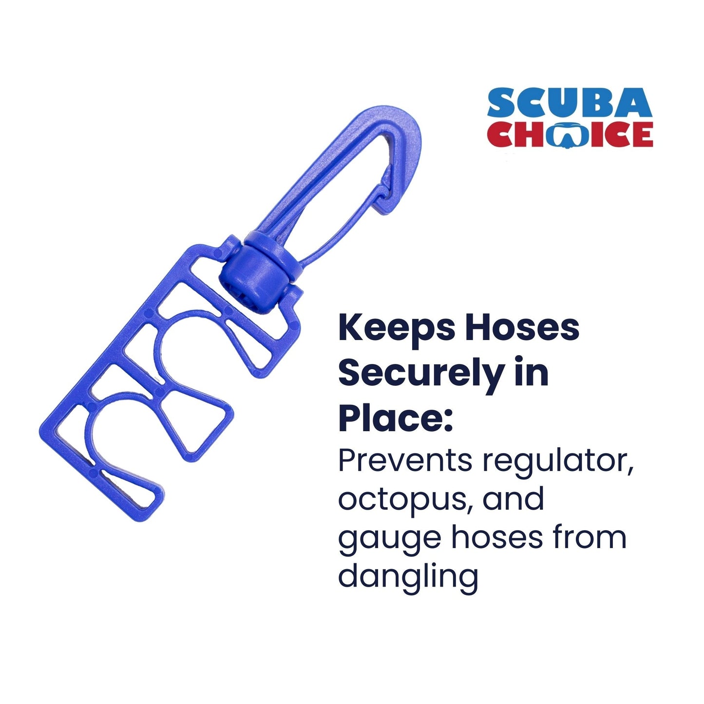 Scuba Hose Clip Holder for Snorkeling & Diving