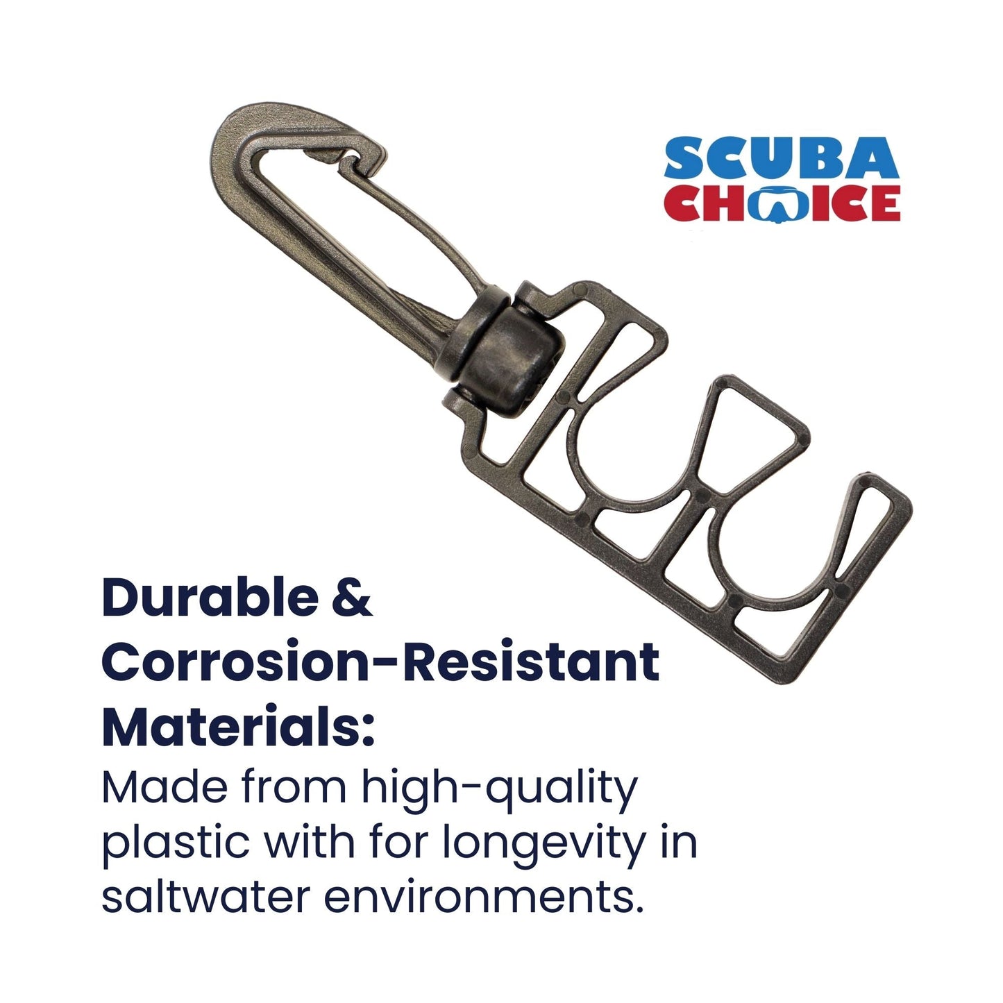 Scuba Hose Clip Holder for Snorkeling & Diving