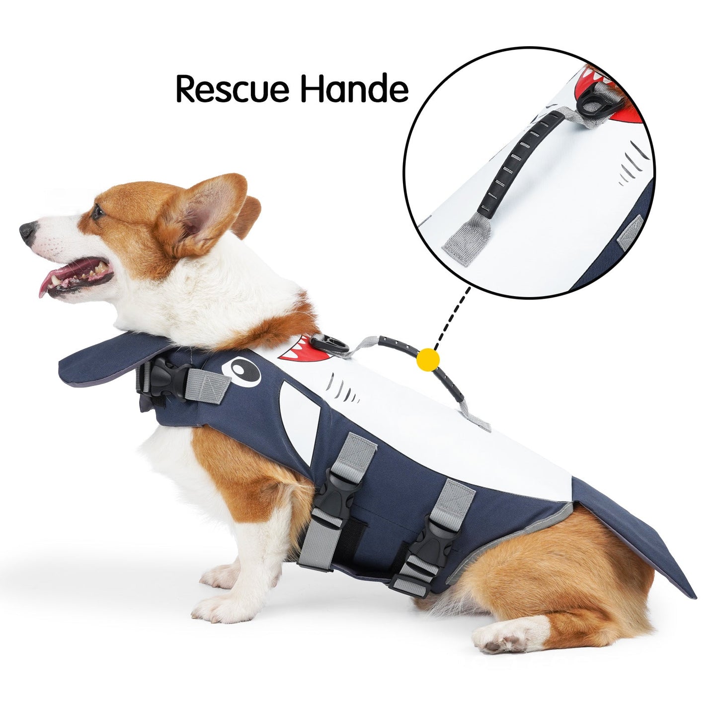 Dog Life Jacket Swimming Vest