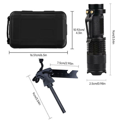 Military-grade outdoor travel survival kit