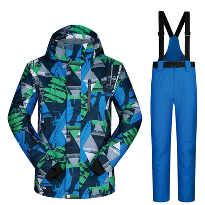 Men's Snow Ski Suit Outdoor High End Large-Size