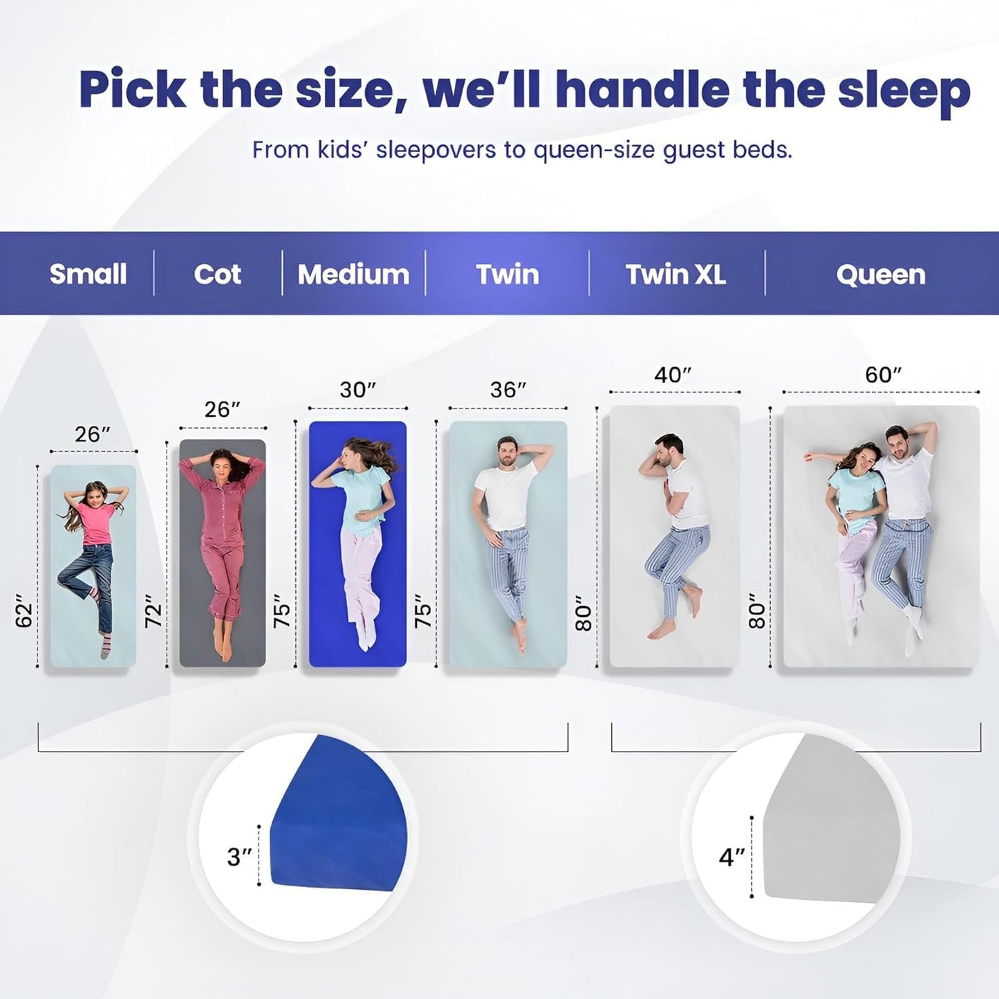 Memory Foam Camping Mattress