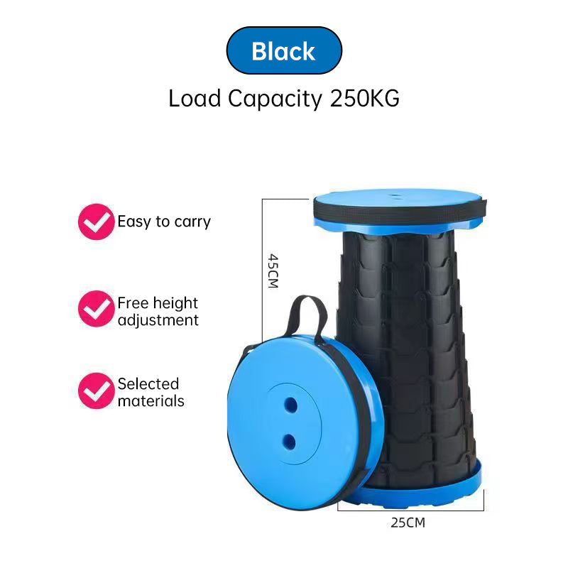 400lbs Capacity Heavy - Duty Folding Stool. Collapsible.