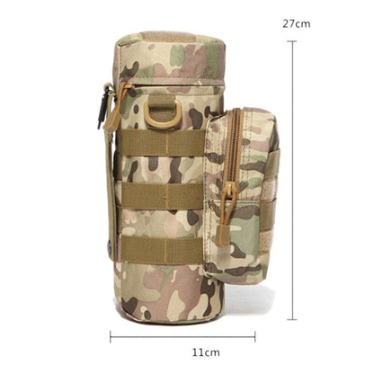 Outdoor Water Bottle Pouch Waist Bag Multifunction Pockets EDC Gear Camping Hiking Riding