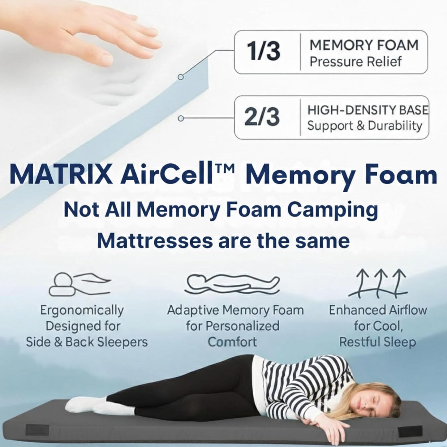 Memory Foam Camping Mattress