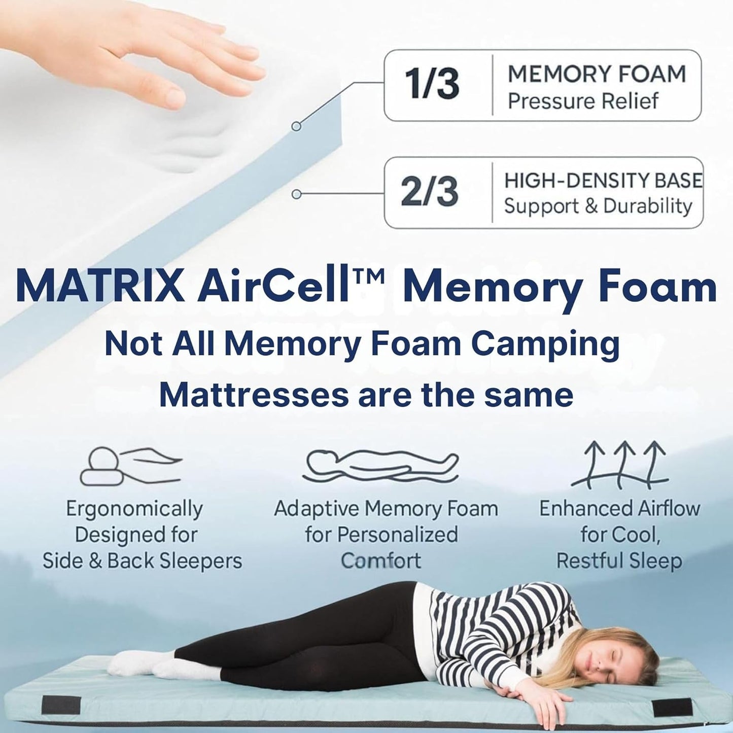 Memory Foam Camping Mattress