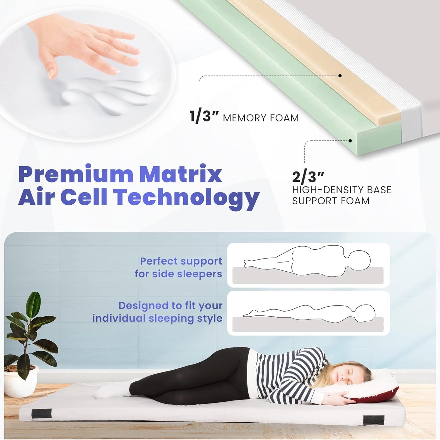 Memory Foam Camping Mattress