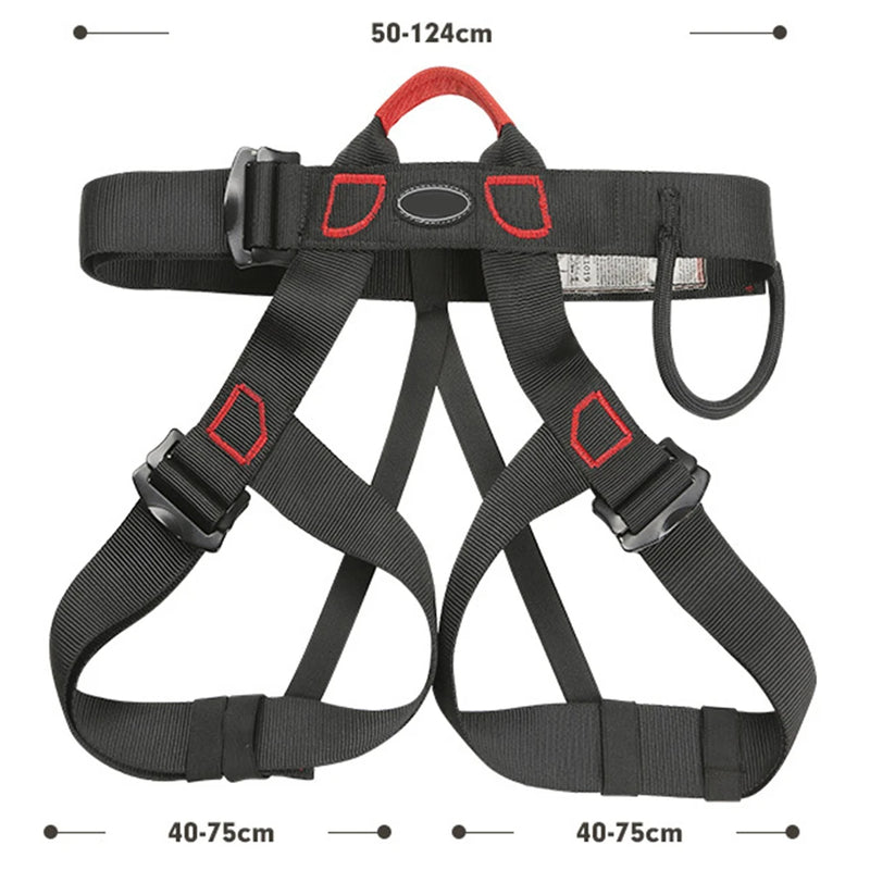 Rock Climbing Safety Harness Tree Climbing Half Body Harness for Women Men Children Ideal Gift for Rock Climbers
