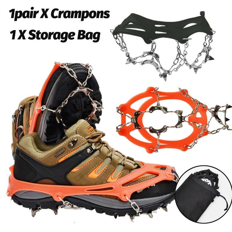 1 Pair Outdoor Climbing Non-Slip Ice Snow Grippers