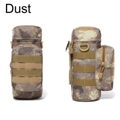 Outdoor Water Bottle Pouch Waist Bag Multifunction Pockets EDC Gear Camping Hiking Riding