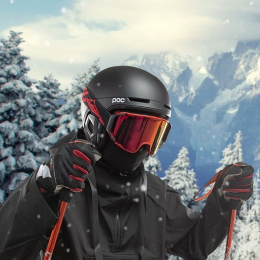 Double-layer Anti-fog Full Real Film Ski Goggles