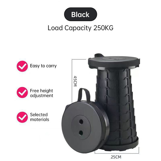400lbs Capacity Heavy - Duty Folding Stool. Collapsible.
