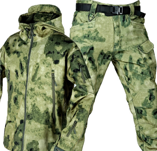 Shark Skin Soft Shell Jacket Suit Men's Mountaineering Clothing
