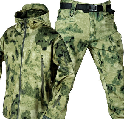 Shark Skin Soft Shell Jacket Suit Men's Mountaineering Clothing