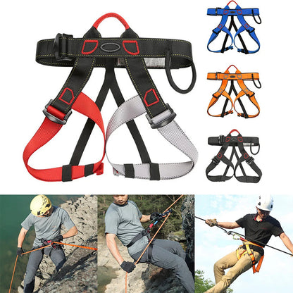 Rock Climbing Safety Harness Tree Climbing Half Body Harness for Women Men Children Ideal Gift for Rock Climbers