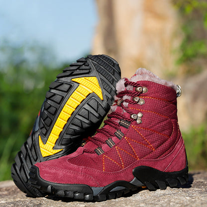 Winter Snow Boots Men's and Women's Outdoor Climbing Cotton Shoes