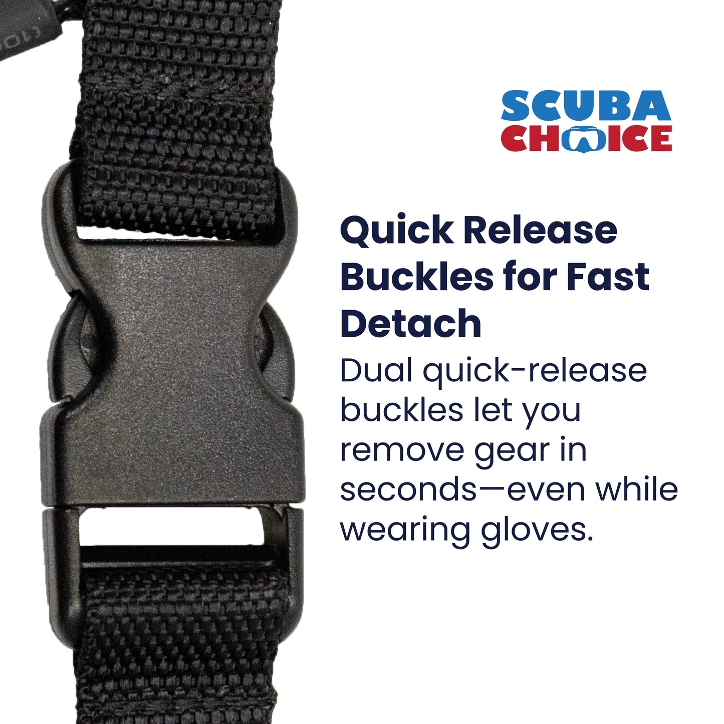 Scuba Diving Coil Camera Lanyard Clip & QB Buckles