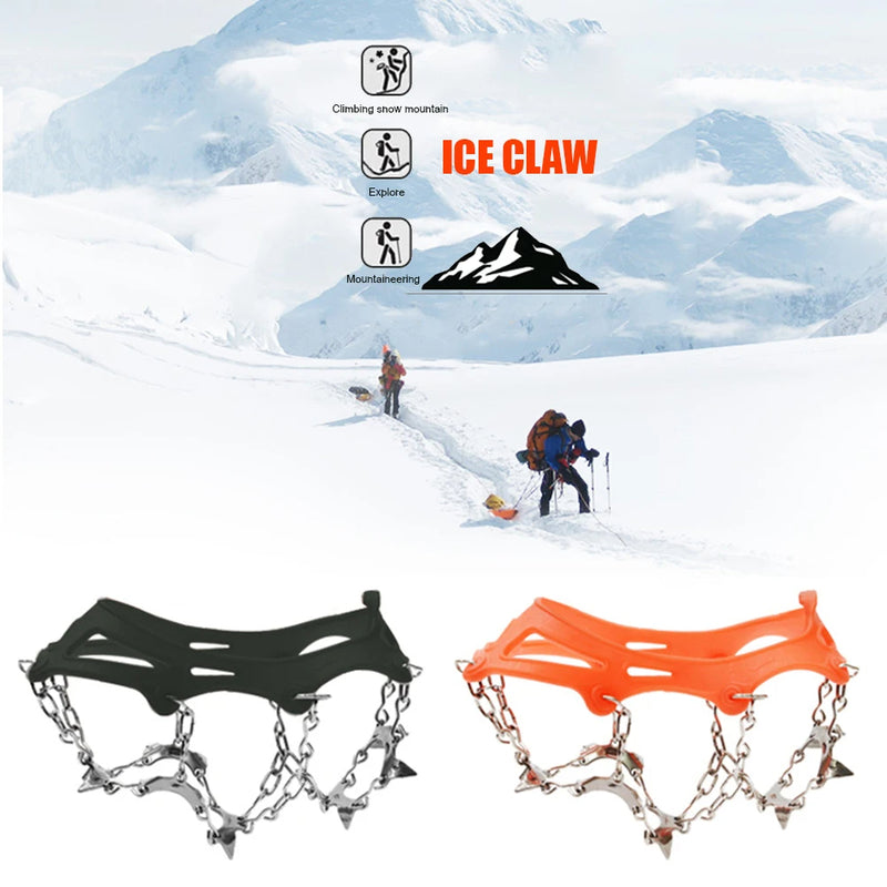 1 Pair Outdoor Climbing Non-Slip Ice Snow Grippers