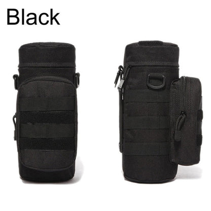Outdoor Water Bottle Pouch Waist Bag Multifunction Pockets EDC Gear Camping Hiking Riding