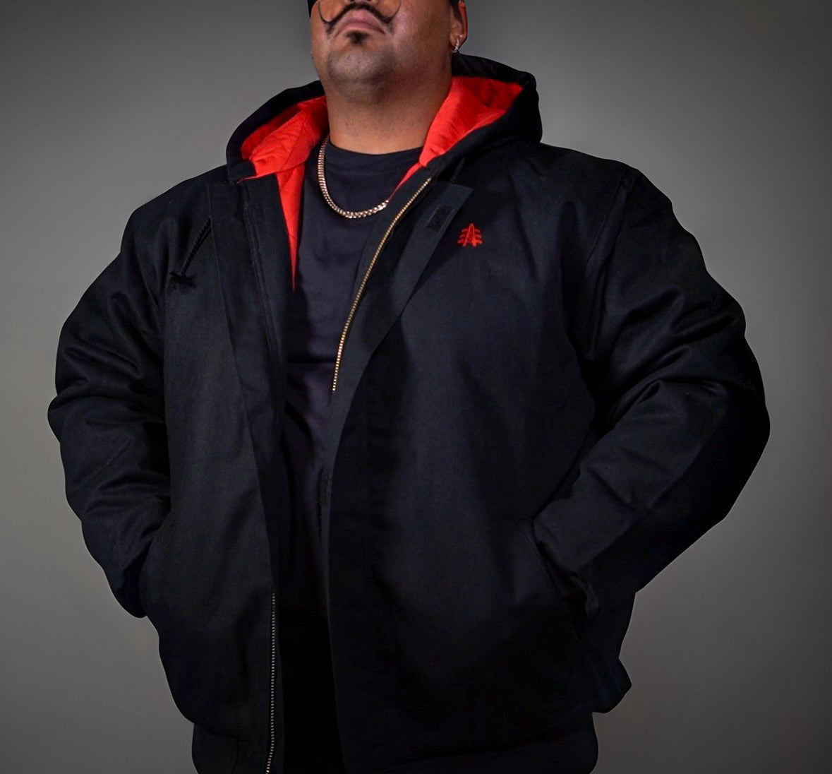 Black Insulated CAT3 Jacket