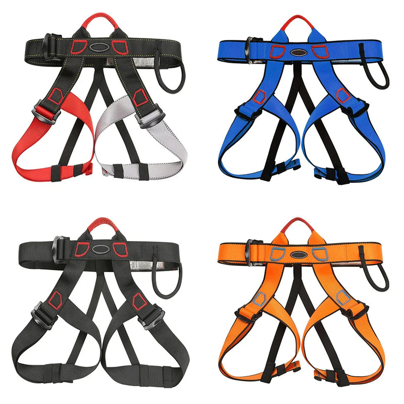 Rock Climbing Safety Harness Tree Climbing Half Body Harness for Women Men Children Ideal Gift for Rock Climbers