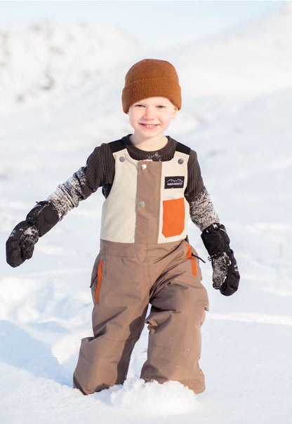 Waterproof Snow bib for youth and toddlers