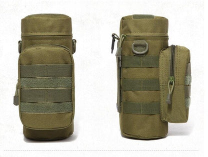 Outdoor Water Bottle Pouch Waist Bag Multifunction Pockets EDC Gear Camping Hiking Riding