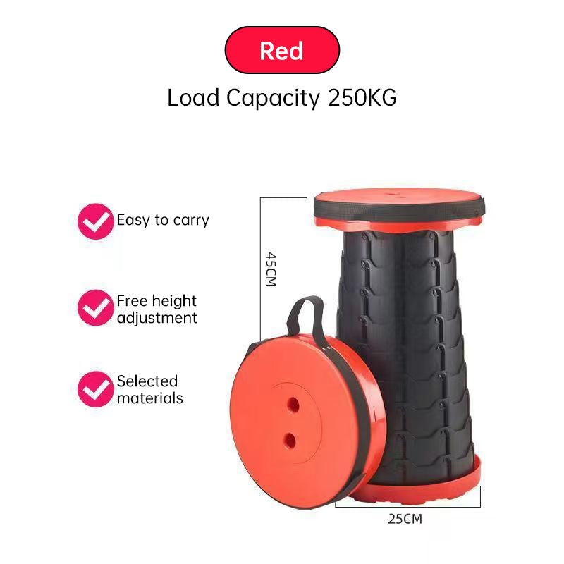400lbs Capacity Heavy - Duty Folding Stool. Collapsible.