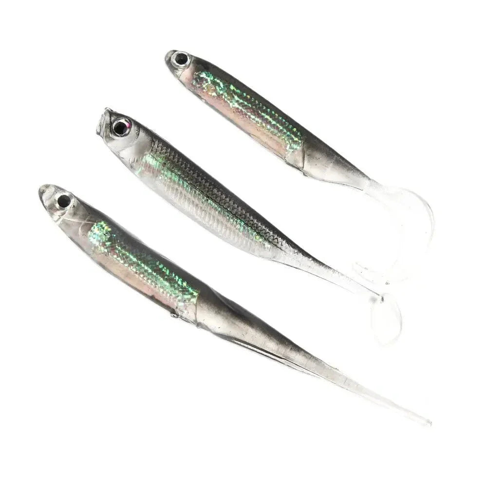 5Pcs/lot Fishing Soft Bait & Spinner Bait