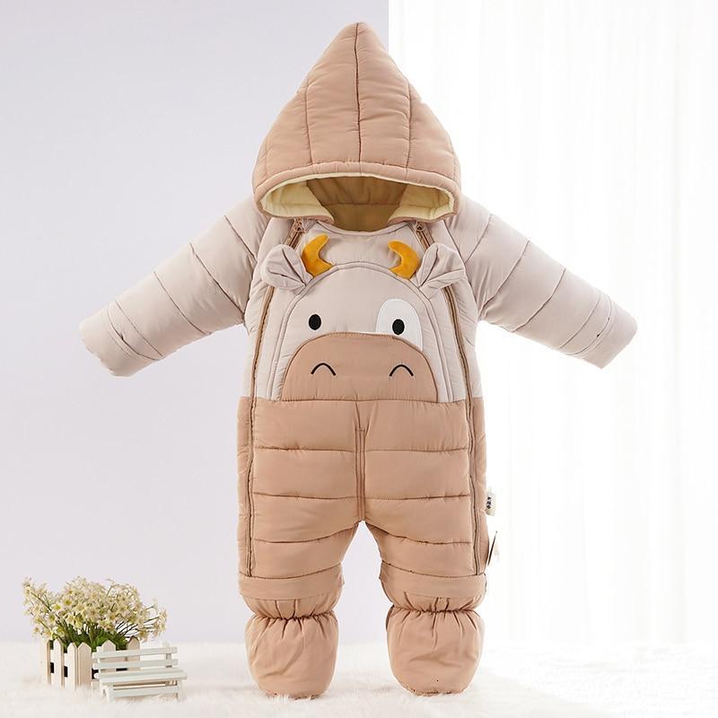 Baby Snowsuit Cute Calf Infant Suit