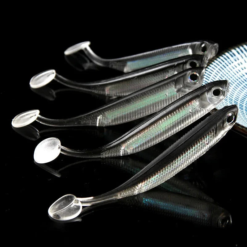 5Pcs/lot Fishing Soft Bait & Spinner Bait