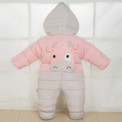 Baby Snowsuit Cute Calf Infant Suit