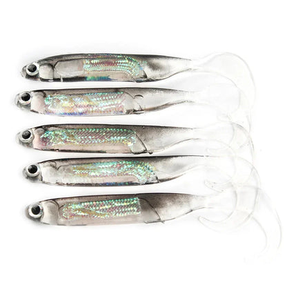 5Pcs/lot Fishing Soft Bait & Spinner Bait