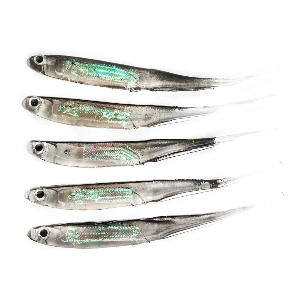 5Pcs/lot Fishing Soft Bait & Spinner Bait