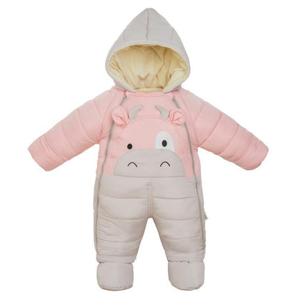 Baby Snowsuit Cute Calf Infant Suit