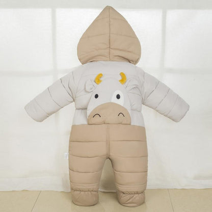 Baby Snowsuit Cute Calf Infant Suit