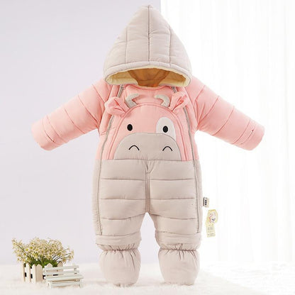 Baby Snowsuit Cute Calf Infant Suit
