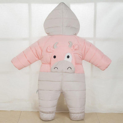 Baby Snowsuit Cute Calf Infant Suit