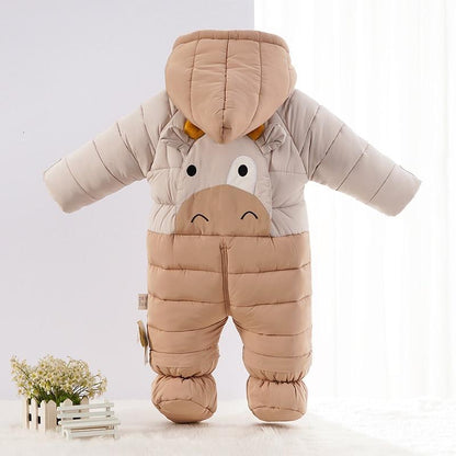 Baby Snowsuit Cute Calf Infant Suit