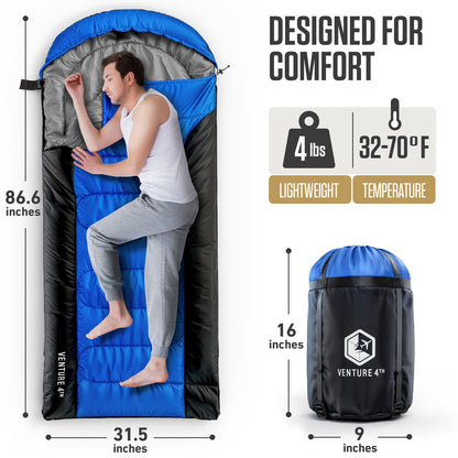 Sleeping Bag for Big and Tall Campers